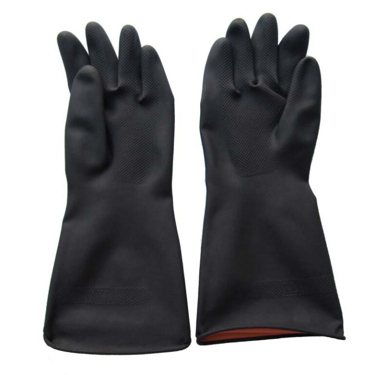 3 100-200g 14inch 35CM diamond bib industrial hand latex gloves