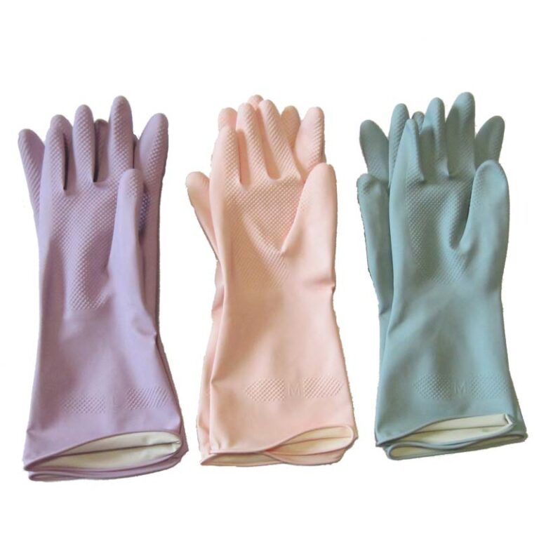 4 high quality 65g Korea household latex gloves